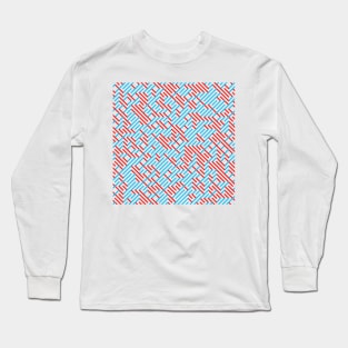 Impossible Blue/Green Maze Long Sleeve T-Shirt